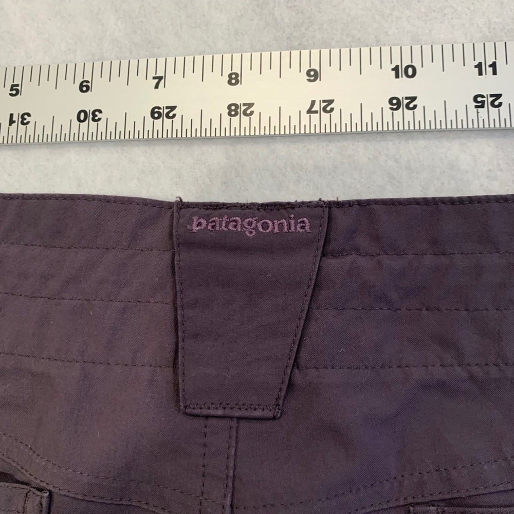 Patagonia Women 10 Purple Nylon Blend Gorpcore Hiking Utility Shorts Womens - Picture 5 of 8